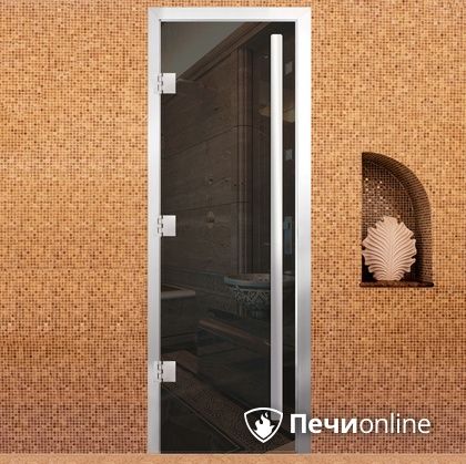 Дверь для бани Arta Премьер 60G Серая, 2000х800 мм в Архангельске